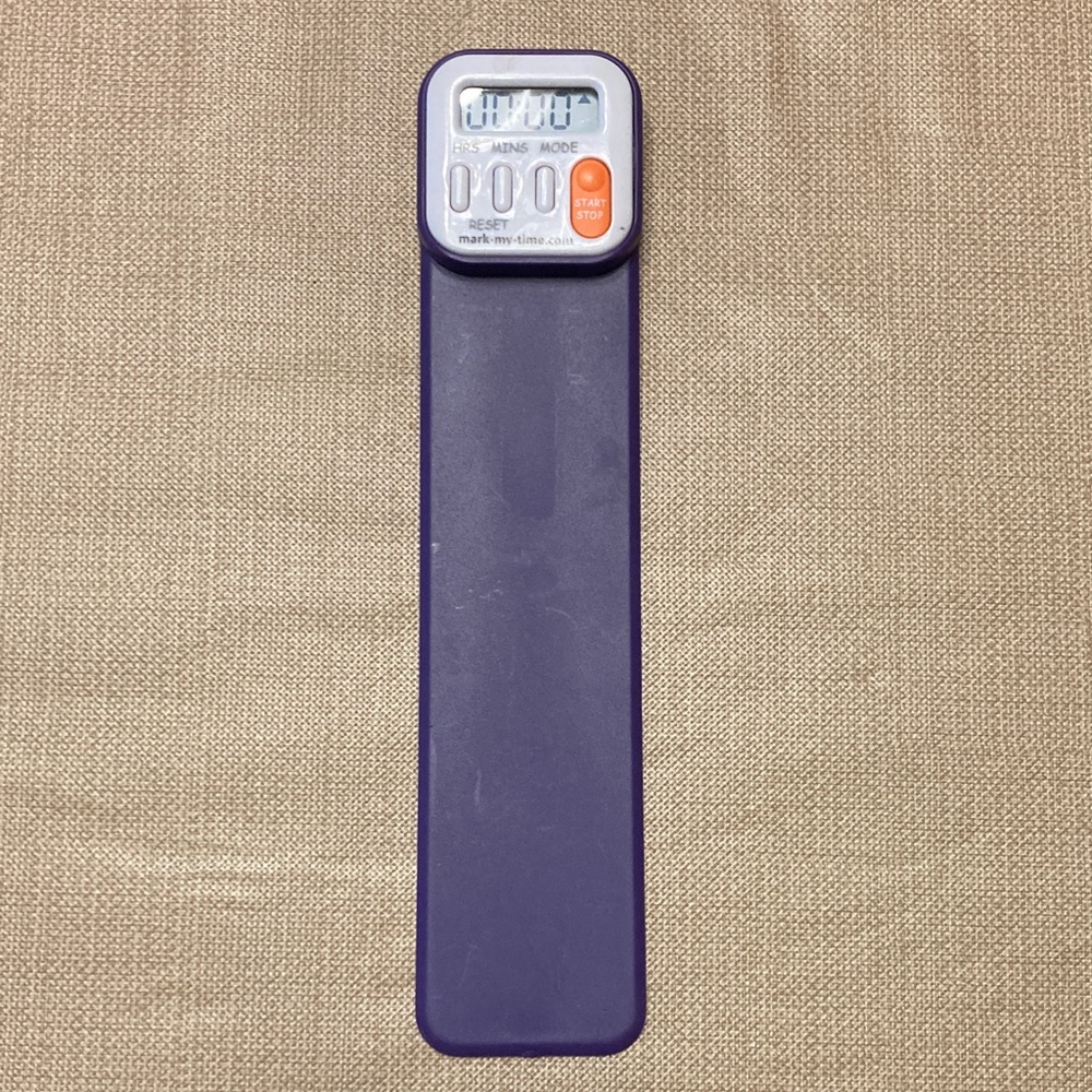 Mark My Time Reading Timer and Bookmark